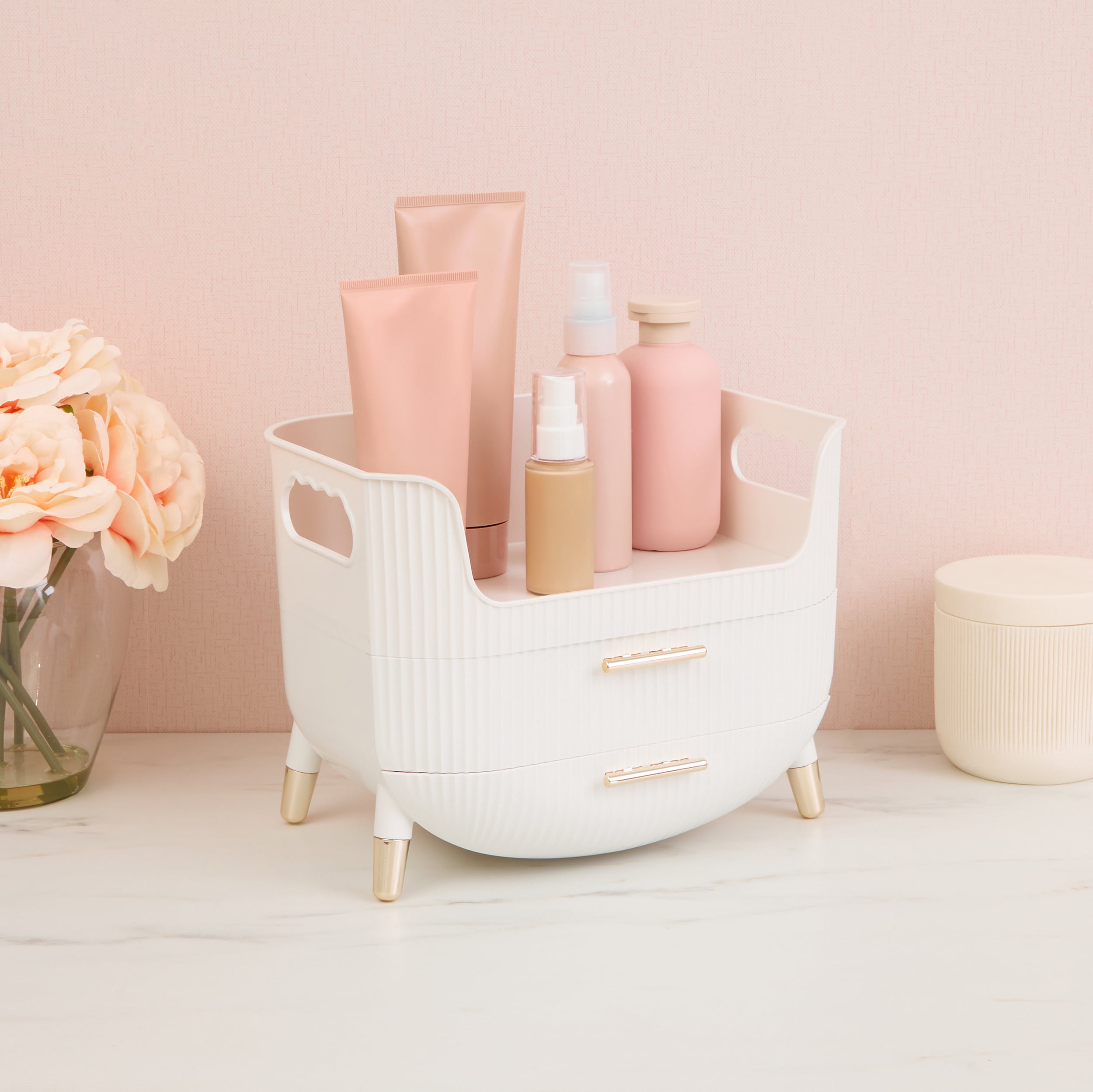Luxury Beauty Organizer with Versatile Makeup Storage Drawers
