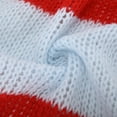 thumbnail image 4 of Womens Long Cardigan Lightweight Color Block Open Front Sweater Long -Sleeve Casual Loose Knitted Top Coats (Red XL), 4 of 6