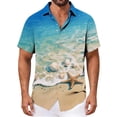 thumbnail image 4 of Shirts for Men,Mens Hawaiian Shirt Short Sleeve Button Down Shirts Casual Tropical Floral Summer Beach Vacation Shirts, 4 of 6
