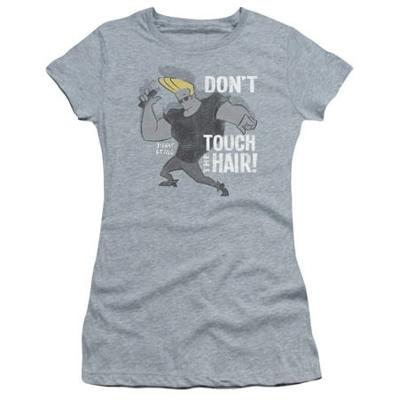 Johnny Bravo Cartoon Network Series Don't Touch The Hair Juniors Sheer