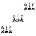 thumbnail image 4 of Advancent Cute Cartoon Cat Kawaii Pegatinas de pared Dormitorio Salón Tatuajes de pared Home Wall Type1 NO1, 4 of 6