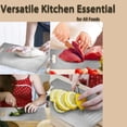 thumbnail image 5 of Stainless Steel Double Sided Chopping Board, Pure Titanium Cutting Boards, Double-Sided Kitchen Chopping Board Easy to Clean Durable, Dishwasher Safe, 5 of 7