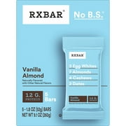 RXBAR Vanilla Almond Chewy Protein Bars, Gluten-Free, Ready-to-Eat, 9.15 oz, 5 Count