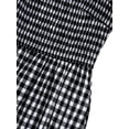 thumbnail image 5 of Women’s Pretty Garden SHORT SLEEVE MINI CAP DRESS - PUFF SLEEVE DRESS, 5 of 6