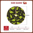 thumbnail image 2 of Sikiie Cute Cartoon Dinosaurs Nativity Christmas Tree Skirt, Jesus Christian Winter Holiday Tree Mat Decoration(30-48IN)36", 2 of 6