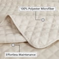 thumbnail image 4 of Mainstays All in One Lightweight Quilt Set and Sheet Set -7 Piece, Full, Beige, 4 of 13