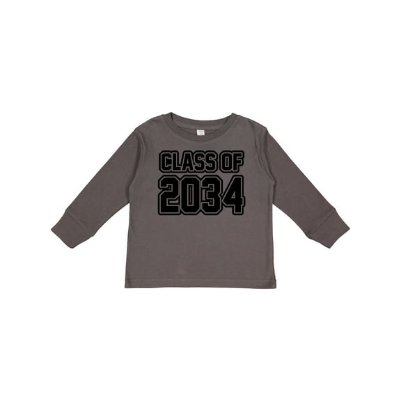 Inktastic class of 2034 Boys or Girls Long Sleeve Toddler T-Shirt