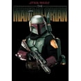 thumbnail image 2 of Boy's Star Wars: The Mandalorian Boba Fett Armored Up  Graphic Tee Black Medium, 2 of 5