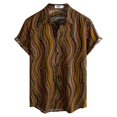 thumbnail image 4 of Camisas casuales hawaianas con estampado floral 3D para hombre, camisas de playa tropicales de manga corta con botones para hombre, camisas de manga masculina, 4 of 4