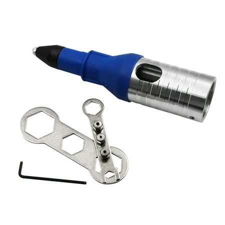 Drill Rivet Adaptor for Cordless Drill Electric Rivet Nut Cordless Riveting Drill Adaptor Insert Nut Tool (Best Cordless Drill For Removing Lug Nuts)