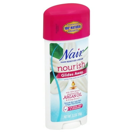 - Nair Hair Remover Glides Away Hair Removal Cream 3.3 oz