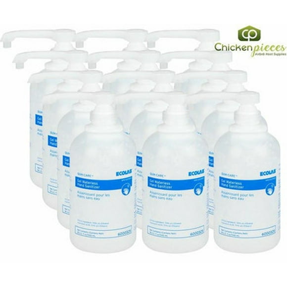 Ecolab Quik-Care Gel Hand Sanitizer 540 ML/1.14 LBS (12/Case) - 70% Ethyl Alcohol