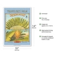 thumbnail image 2 of Traveler's Palm - Aloha Seeds - Big Island Seed Company - Big Island Exotics - Vintage Seed Packet by Kerne Erickson - Master Art Print 10in x 14in, 2 of 4