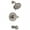 Brushed Nickel, variant on Peerless Xander: Tub and Shower Trim Kit