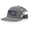 Austalian Shepherd, variant on Heritage Pride American Flag Dog Breeds Trucker Hat - Embroidered Patriotic Mesh Snapback Cap-Heather Grey/American Flag, Pointer