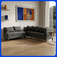 thumbnail image 1 of LASE Muebles Sala Esquinera Italia Sofá + Loveseat Configurable en L 6 cojines Marfil, 1 of 7