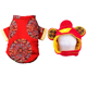 thumbnail image 1 of Ropa para perros otoño e invierno cálida Año Nuevo Año Nuevo festivo Dios de la riqueza sombrero estampado traje Tang traje ropa para gatos, 1 of 4