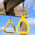 thumbnail image 1 of Gymnastics Rings Kids, Plastic Yellow Kids Children Flying Gym Rings Pull Up Ring for Sports Game Outdoor Indoor Fitness Equipment, 1 of 7