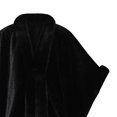 thumbnail image 4 of Samdudou Winter Coats for Women Thick Warm Cape Plush Faux Fur Poncho Wrap Fluffy Shawl Open Front Outerwear for Freezing Temperatures Luxurious Holiday Parties Styling, 4 of 4
