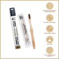 thumbnail image 3 of allBambu Bamboo Charcoal Toothbrush - Soft, Natural, 3 of 7