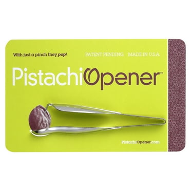 Pistachi Patent Pending Nut Opener, Silver
