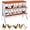 Red-8 Compartments, variant on Lumiparty Chicken Nesting Box for Laying Eggs, 6 Compartment Two-Tier Galvanized Steel Hen Nest Box with Large Vents, Wall Mount for Chicken Coop, Red