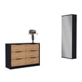 thumbnail image 2 of FM FURNITURE Burwell 2 Piece Bedroom Set Multi-Color Engineered Wood, 2 of 4