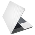 thumbnail image 1 of MightySkins Carbon Fiber Skin for Apple MacBook Pro 16" (2020) - Solid White | Protective, Durable Textured Carbon Fiber Finish | Easy to Apply, Remove, and Change Styles | Made in The USA, 1 of 4