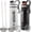 Black & Grey, variant on Ozizo Blender Bottle with Mixer and Straw , 22 ounces Insulated Stainless Steel Shaker Bottle for Protein Shakes, 2 Bottles