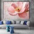 thumbnail image 2 of Mudket Framed Canvas Wall Art Ready to Hang, Blush Pink Peony Canvas Print, Vintage Botanical Floral Wall Decor, Pink Flower Wall Art for Bedroom Living Room Bathroom Office Decor - 12"L x 8"W, 2 of 10