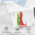 thumbnail image 3 of Winter Ski Adventure Soft 100% Cotton Towel, High Absorbency, Single Pack, 16" x 28", 3 of 7