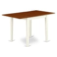 thumbnail image 2 of East West Furniture Dining Room Set Buttermilk & Cherry, NDAN5-WHI-W, 2 of 5