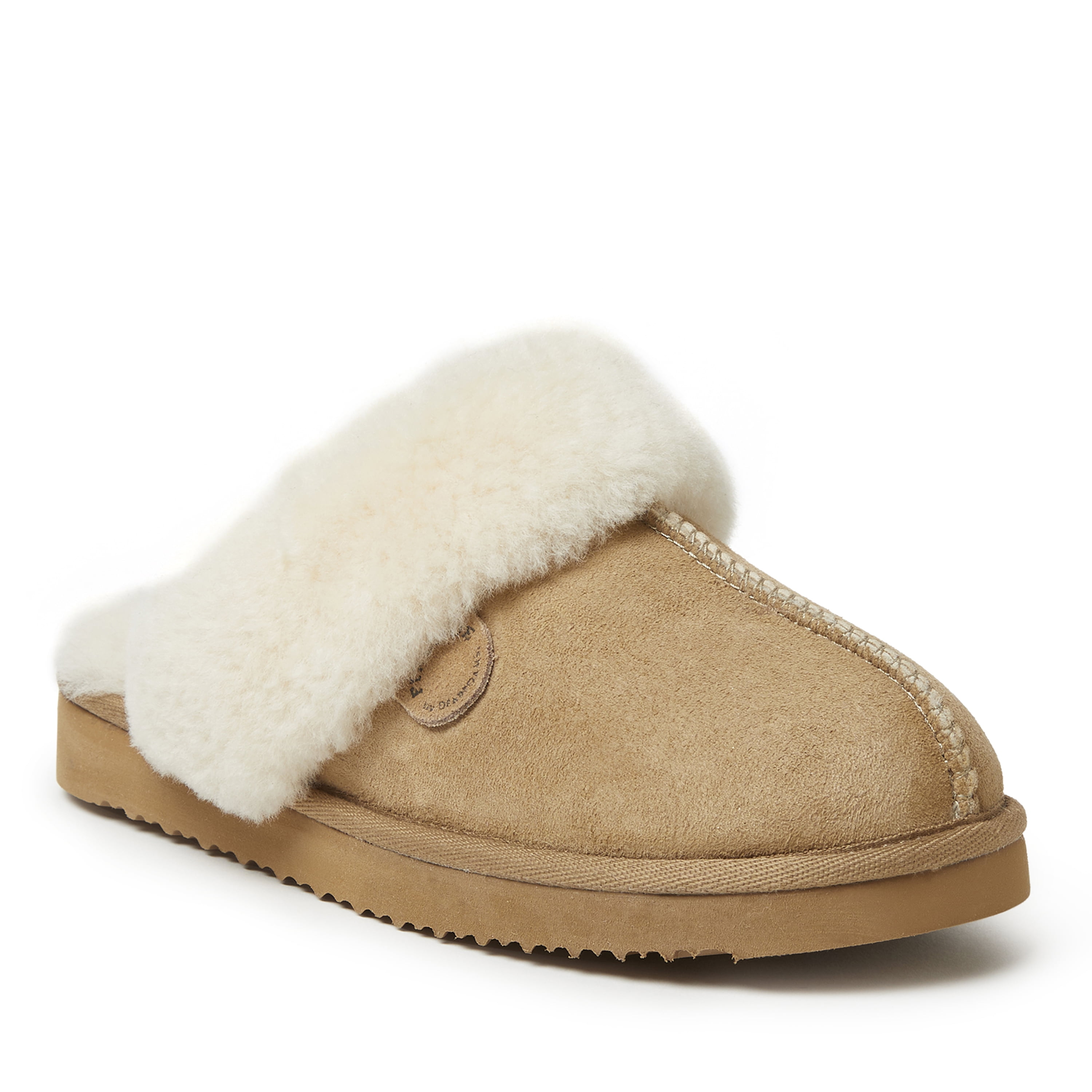 Women medical sheepskin slippers suede warm natural 