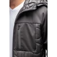 thumbnail image 6 of X RAY Jeans Mens Quilted Jacket with Hood, Black, M, 6 of 8