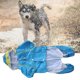 thumbnail image 5 of Fibras acrílicas azul mascota doble capa espesar cuatro pies impermeable impermeable con capucha impermeable para perros gatos, 5 of 8