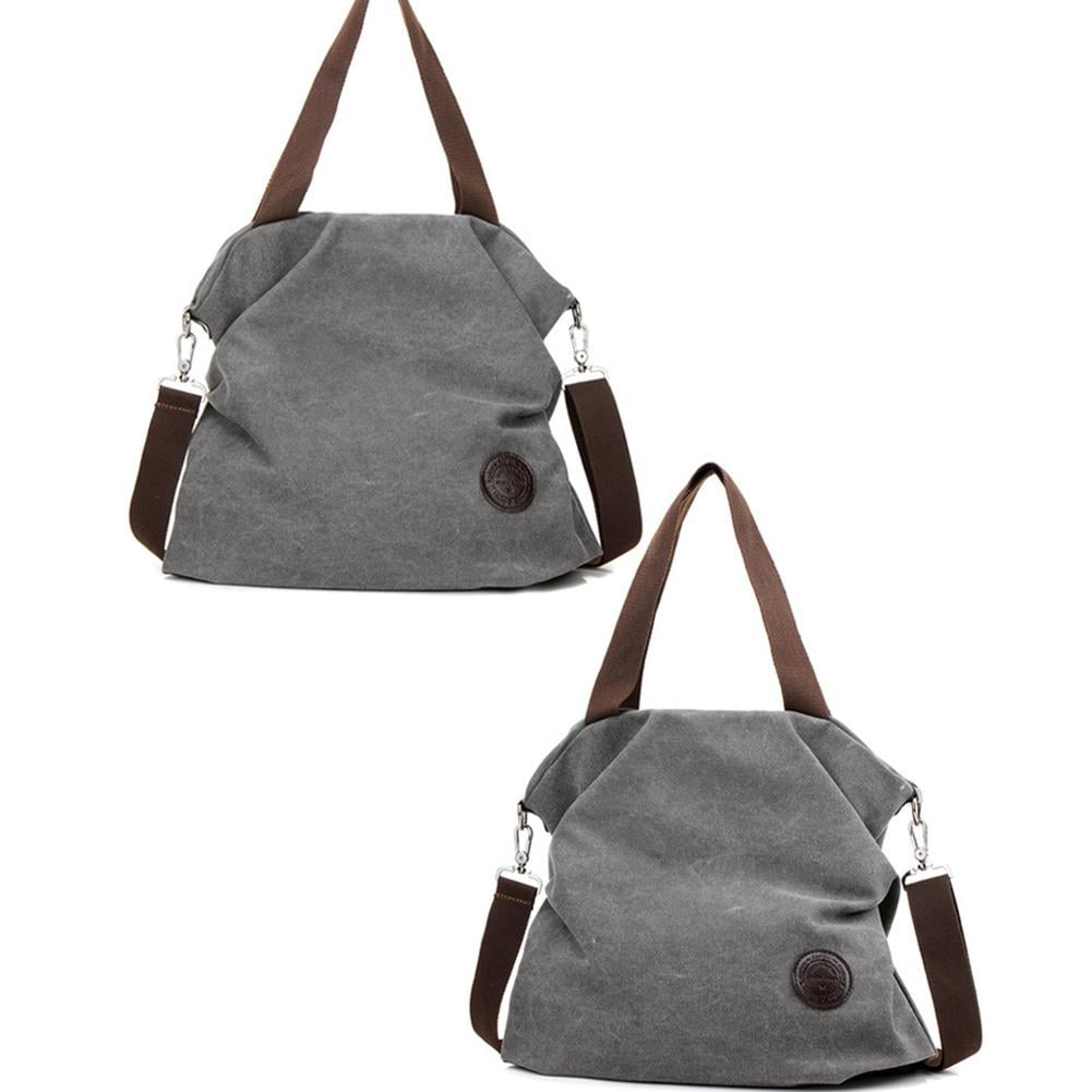 Korean Casual Art Canvas Bag Handbag Single Shoulder Practical Medium-Sized Bag Shoulder Bag Canvas Bag Backpack for Female Student 