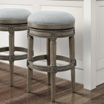 Chapman 31"H Backless Swivel Bar Stool- Weathered Gray