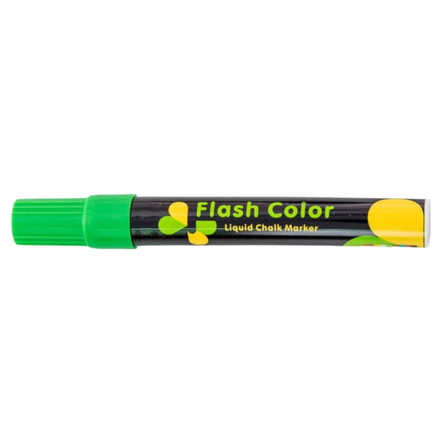 Plumones para Vidrio VentDepot MXMQG-001 Verde Neon 1 Pza Punta redonda mediana