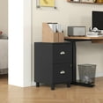 thumbnail image 2 of HOMCOM Lockable 2 Drawer File Cabinet with Hanging Bars for A4 and Letter, 2 of 10