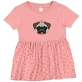 thumbnail image 3 of Inktastic Cute Pug Puppy Dog Girls Baby Dress, 3 of 5