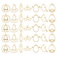 thumbnail image 1 of MasteelfCA 35pcs Halloween UV Crystal Resin Epoxy Frame Hollow Metal Frame DIY Pendant, 1 of 8