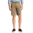thumbnail image 2 of Ma Croix Mens Twill Chino Shorts with Belt Flat Front Modern Fit, 2 of 3