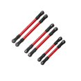 thumbnail image 3 of ZLight 6 Pieces RC Car Pull Rod Link Servo Rod for Slash Hoss 4x4 1:10 Scale RC Car Red, 3 of 4