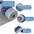thumbnail image 4 of Modern Bordered Washable Rug Non Slip Throw Rugs for Entryway Soft Bedroom Entry Mat Non-Shedding Accent Rugs Blue 10 * 13ft, 4 of 9