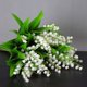 thumbnail image 3 of XmhyTop 2 piezas de flores artificiales de tacto real, flores falsas para decoración del hogar,arreglo de ramo de flores artificiales para decoración (rojo vino, 12,2 pulgadas de largo), 3 of 5