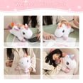 thumbnail image 4 of Peluche de unicornio pesado SQEQE de 60 cm y 1,4 kg para niños y adultos, 4 of 9