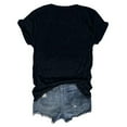 thumbnail image 4 of SDNall Heart Shaped Summer T-Shirts for Women 2024 Baseball Sport Printed T-Shirt with Round Neck and Short Sleeved Top (Black,Sizes:S-3XL), 4 of 9