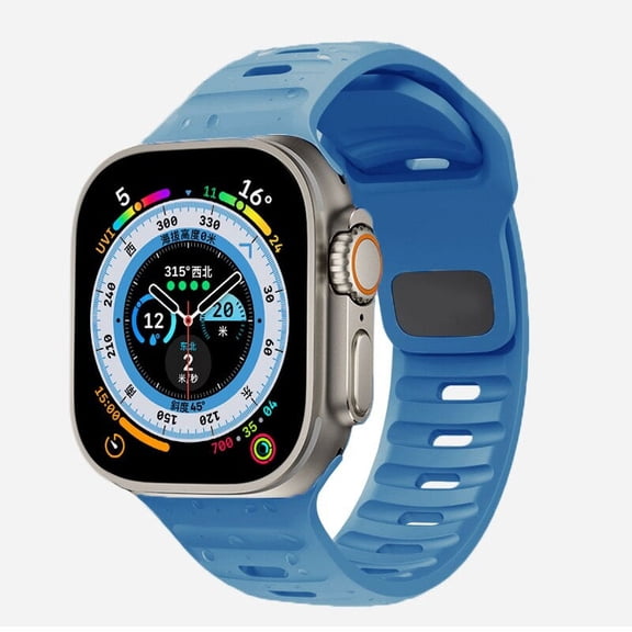 Soft Silicone Strap For Apple Watch Band Ultra 42/44/45/79