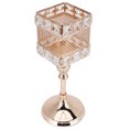 thumbnail image 2 of Candlestick,Retro Square Candlestick Electroplate Candle Stand Home Decoration Exquisite Design, 2 of 8