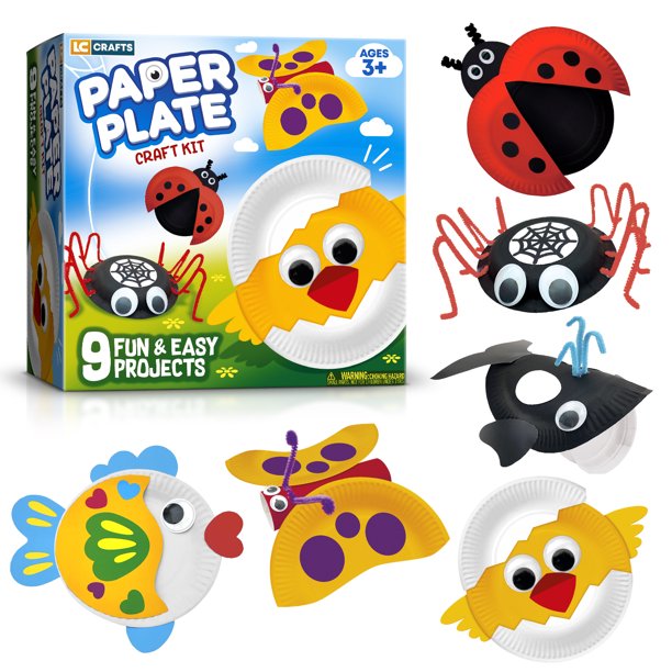 Arts and Crafts Kit for Kids Create 9 Animal Crafts for Toddlers